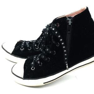 Converse Chuck Taylor All Star Sneakers Kids Size 5 Junior V Side Zip High Top